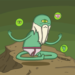 Icono de Super Enlightened Bald Man